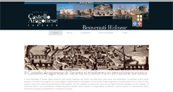 Desktop Screenshot of castelloaragonesetaranto.com